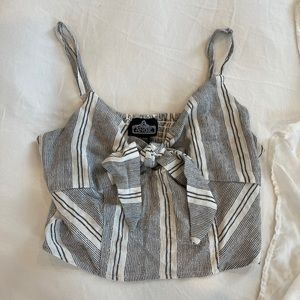 Angie striped tank top